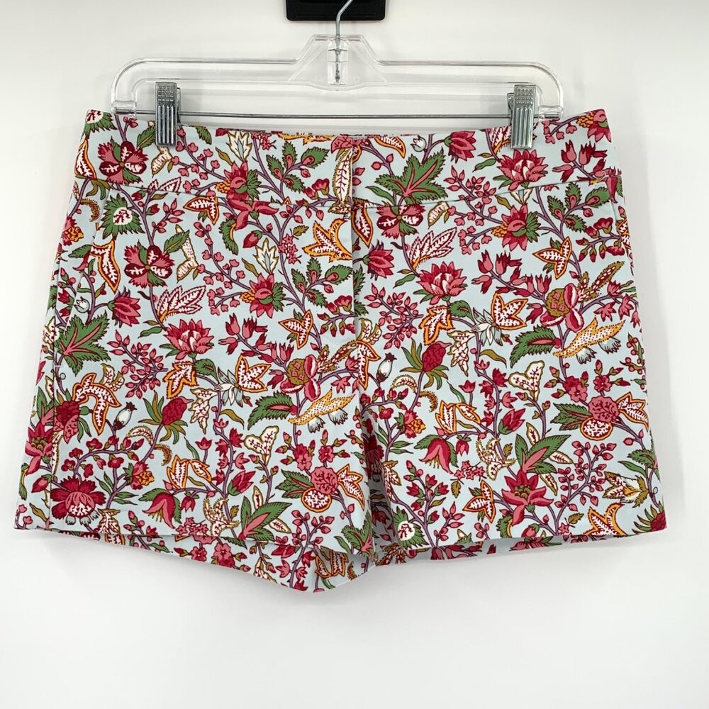 Ann Taylor LOFT Pink Preppy Chino Style Women's Riveria Jungle Shorts Size 6 - Picture 5 of 7